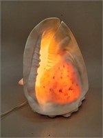 Retro 1960s Natural Conch Shell Lamp