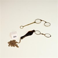 Two antique spectacles