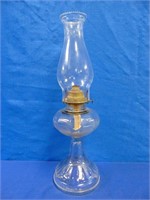 Antique Glass Oil Lamp