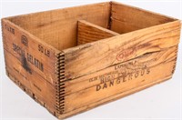 Wooden Crate Olin Explosives Winchester