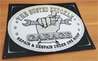 The Busted Knuckle Metal Sign