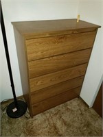 5-Drawer Wooden Dresser (Upstairs)