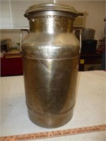 US Military John Wood Co Rodar Steel Milk Can