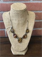 Russian Green Amber Necklace