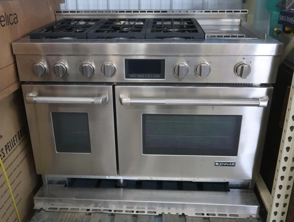 New Jenn-air 6-burner Griddle Dual Oven Gas