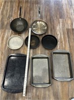 Assortment of Pans Including 2 Wilton 9 x 13