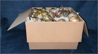 Box of Gold and Silver Design Ornaments