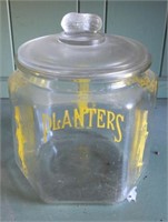 Planters Mr. Peanut advertising jar with