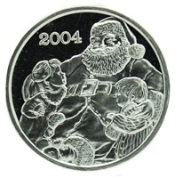 Santa Claus .999 Pure Silver One Ounce Coin