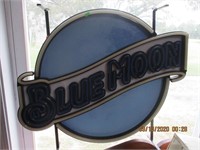 Blue Moon Beer Sign-no cord