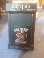Zippo black Marine lighter