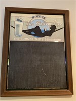 Bailey's Irish Cream framed sign
