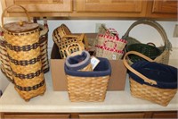 Lot of Nice Decorator Baskets (non-Longaberger)