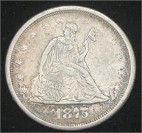 1875-S  seated liberty 20 cent piece