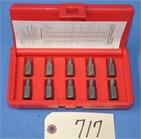 Hanson USA 10-pc screw extractor set