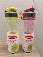 RUBBERMAID INSULATED BOTTLE SET OF 2 500 ML BPA...