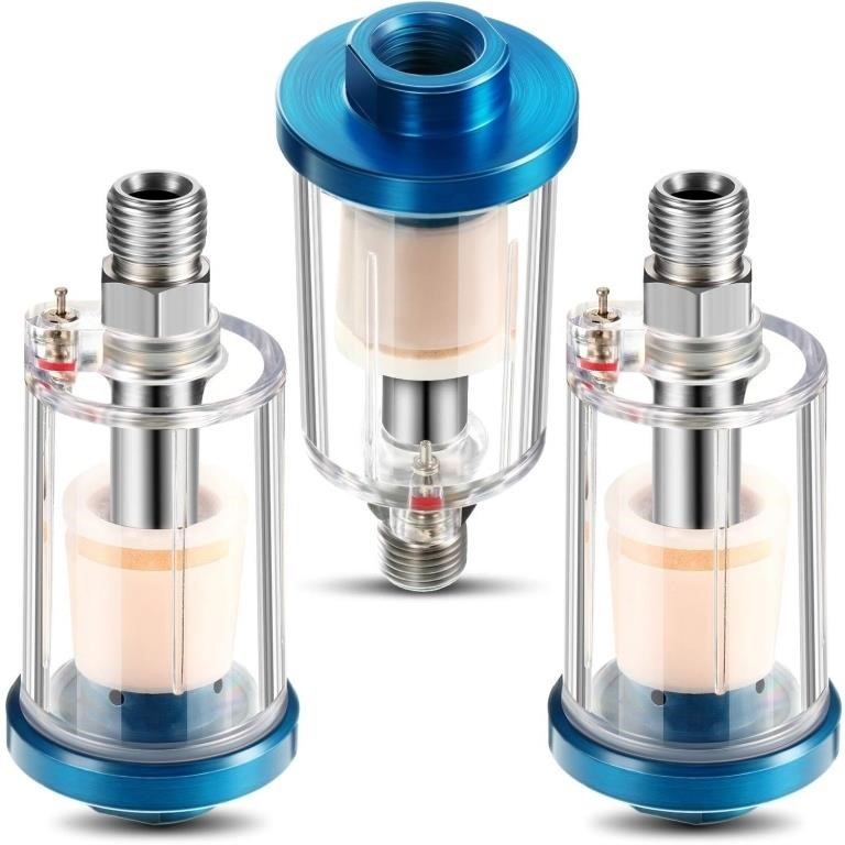 3 Pcs Compressed Air Filter Water Oil Separator...