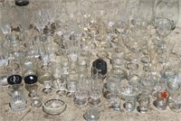 Large Assortment of Glassware and Crystal