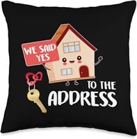 2021 New Homeowner Throw Pillow