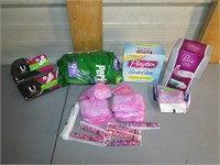 Lot of Feminine Care Items