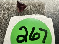 .96 cw Trillion Shaped Red Garnet Genuine Stone
