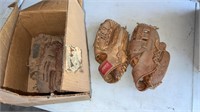 4 baseball gloves  local pick up only no shipping