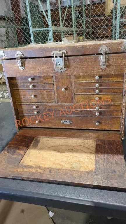 Antique H. Gerstner and son machinist tool box