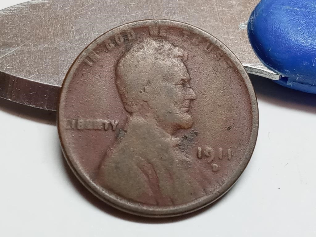 OF) better date 1911 D Wheat Penny