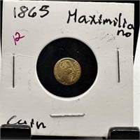 1865 MAXIMILIAN GOLD "TOKEN"