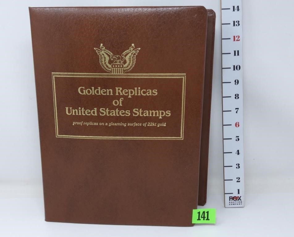 Golden Replicas of U.S. Stamps w/First Day Covers