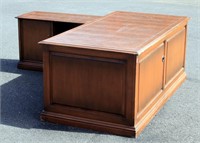 Large Executive Desk with Extension