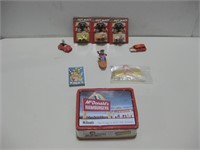 Vtg McDonalds Lunchbox W/Vtg McDonalds Toys