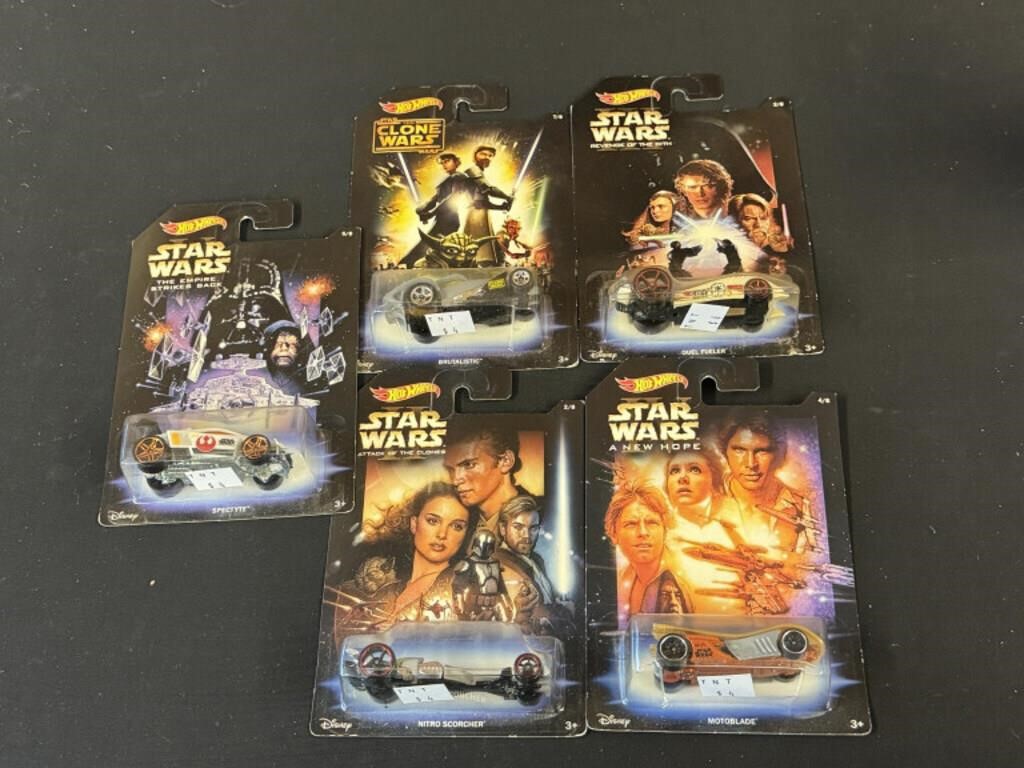 Star Wars Hot Wheel Lot