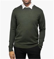 New, M size, Green, Men's Alpaca Wool Sweater: