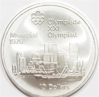 Sterling silver 1976 Montreal Olympics $10