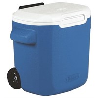 Coleman 16-Qt Personal Wheeled Cooler, Blue