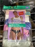 Hanes Women's 6 Pack Bikini Panty, Assorted,