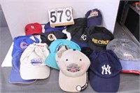 15 Hats Includes Cardinals - Cubs - Yankees