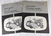 John Deere Rotary Mower Operating Manuals