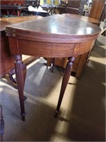 36" GAME TABLE WITH COLUMNED LEGS