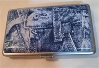 Team Pistol Blue Jean's Look Hard Cigarette Case
