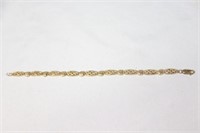 14kt Gold Women's Decorative Bracelet