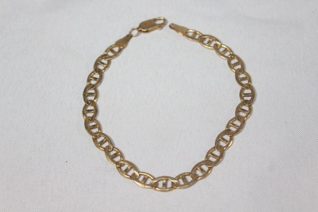 14kt Gold Chain Bracelet