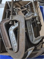 Box of c-clamps