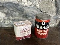 VTG. TIN AND CANS