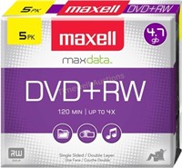 Extreme DVD Plus RW  5 Pack