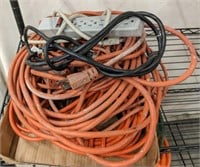 GROUP OF EXTENSION CORDS, CABLE WIRE