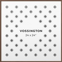 Vossington Thin 24x24 Picture Frame - Walnut Fram
