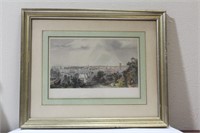 A Framed Engraving of the City of New York