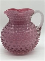 Hobbs Brockunier Dewdrop Pitcher